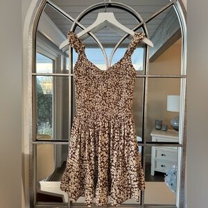 NWT URBAN OUTFITTERS BROWN MINI DRESS